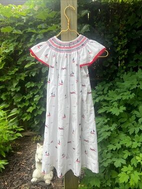 4th of July Edgehill Collection Sailboat Dress